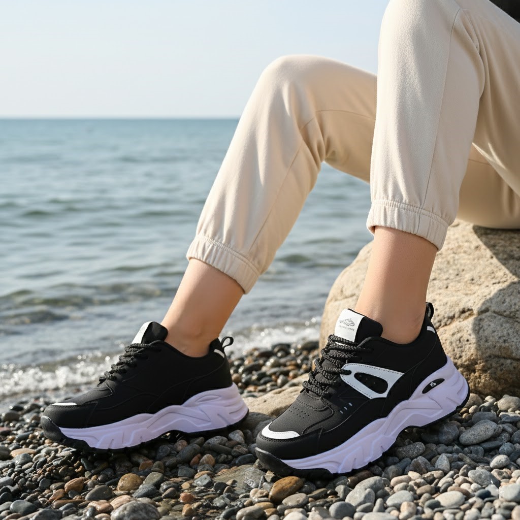 خرید آنلاین کتونی اسپرت زنانه پانیک مدل فشن آوا کد 247